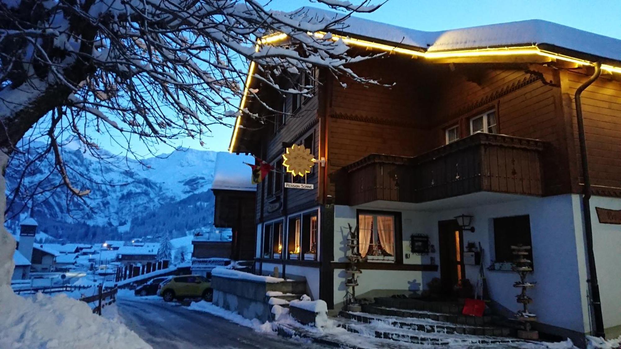 Pension Sonne Adelboden Exterior foto